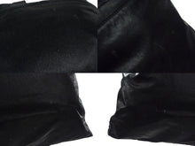 画像をギャラリービューアに読み込む, DOLCE&amp;GABBANA ドルチェアンドガッバーナ ロゴプレート2WAY トートバッグ ブラック ナイロン BM1959AO24380999 美品 中古 4b000736