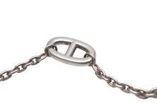 Load image into Gallery viewer, HERMES エルメス シェーヌダンクル ロング ネックレス 新型 ファランドール 10ポイントチャーム 20C049831 Ag925 71.7g 美品 中古 4b000778