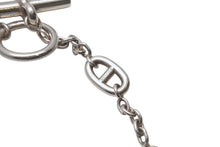 Load image into Gallery viewer, HERMES エルメス シェーヌダンクル ロング ネックレス 新型 ファランドール 10ポイントチャーム 20C049831 Ag925 71.7g 美品 中古 4b000778