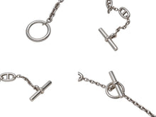 Load image into Gallery viewer, HERMES エルメス シェーヌダンクル ロング ネックレス 新型 ファランドール 10ポイントチャーム 20C049831 Ag925 71.7g 美品 中古 4b000778
