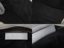 画像をギャラリービューアに読み込む, BALENCIAGA バレンシアガ The City ザ シティ ハンドバッグ ワンショルダー 2WAY 115748 レザー グレー 美品 中古 4b000078