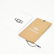 Load image into Gallery viewer, UGG×TELFAR アグ×テルファー ミディアム ショッパー2WAY バッグ 1123205 ホワイト ライトブルー スウェード コットンツイル シルバー金具 美品 中古 4b007808