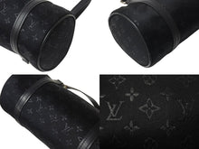 Load image into Gallery viewer, LOUIS VUITTON ルイヴィトン リトルパピヨン ハンドバッグ M92352 モノグラム サテン レザー ブラック シルバー金具 美品 中古 4b000817