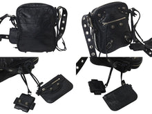 画像をギャラリービューアに読み込む, BALENCIAGA バレンシアガ ルカゴールXS ショルダーバッグ 719065 2020S ブラック ラムスキン シルバー金具 美品 中古 4b000843