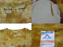 画像をギャラリービューアに読み込む, VINTAGE ヴィンテージ 00's ELVIS エルビス プリント 半袖Ｔシャツ イエロー ALSTYLE 2000年 美品 中古 4b000892