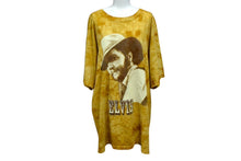 画像をギャラリービューアに読み込む, VINTAGE ヴィンテージ 00's ELVIS エルビス プリント 半袖Ｔシャツ イエロー ALSTYLE 2000年 美品 中古 4b000892