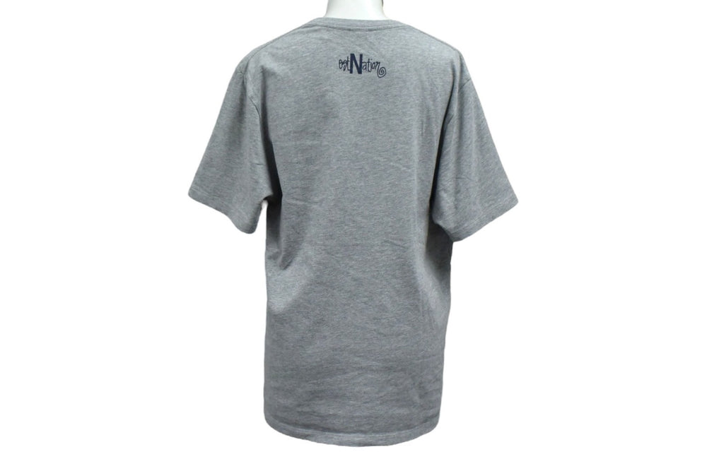 Very Good Condition S/DOUBLE Pocket Short Sleeve T-Shirt Gray Cotton Sean Stussy Tops Print Size S Used 4b000896