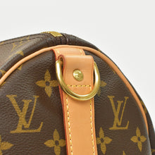 画像をギャラリービューアに読み込む, LOUIS VUITTON ルイヴィトン キーポル バンドリエール45 ボストンバッグ M41418 モノグラム ブラウン ゴールド金具 美品 中古 4b010060