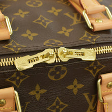 画像をギャラリービューアに読み込む, LOUIS VUITTON ルイヴィトン キーポル バンドリエール45 ボストンバッグ M41418 モノグラム ブラウン ゴールド金具 美品 中古 4b010060