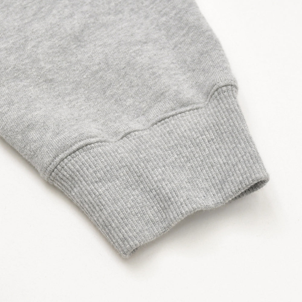 Like new MIU MIU Logo embroidered sweatshirt with cropped collar MJL869 S size Gray cut-off cropped Used 4a007930