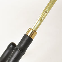 画像をギャラリービューアに読み込む, GUCCI グッチ 折りたたみ傘 アンブレラ GG柄 総柄 ポリエステル ウッド ベージュ ブラウン イタリア製 美品 中古 4b010120