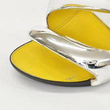 画像をギャラリービューアに読み込む, Julian Hakes ジュリアン ヘイクス モヒート サンダル ハイヒール サイズ36 ポリカーボネイト シルバー イエロー 良品 中古 4b010381