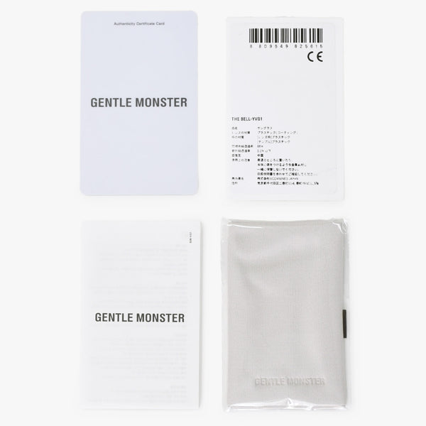 極美品 GENTLE MONSTER ジェントルモンスター THE BELL サングラス アイウェア YVG1 サイズ51□21-147 グラデーション 中古 4b010422
