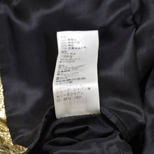 画像をギャラリービューアに読み込む, 極美品 CELINE セリーヌ テディブルゾン パディッド ラメシルクブレンド ジャケット 2V436149D シルク ゴールド サイズ36 中古 4b010479