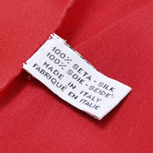 画像をギャラリービューアに読み込む, CHANEL シャネル スカーフ バンダナ ココマーク ハンカチ 80cm レッド シルク 美品 中古 4b010484