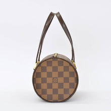画像をギャラリービューアに読み込む, 極美品 LOUIS VUITTON ルイヴィトン ハンドバッグ ドラム型 筒状 ダミエ パピヨン26 N51304 ブラウン ゴールド金具 中古 4b010711