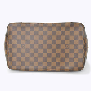 LOUIS VUITTON ルイヴィトン ハムステッドPM ハンドバッグ ブラウン N51205 ダミエ ゴールド金具 美品 中古 4b010734