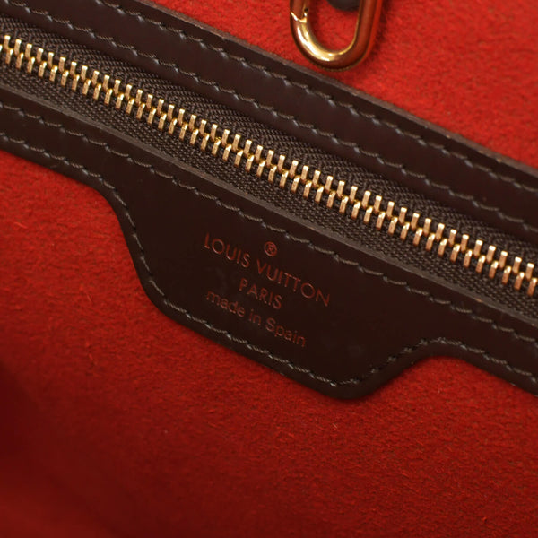 LOUIS VUITTON ルイヴィトン ハムステッドPM ハンドバッグ ブラウン N51205 ダミエ ゴールド金具 美品 中古 4b010734