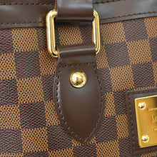 画像をギャラリービューアに読み込む, LOUIS VUITTON ルイヴィトン ハムステッドPM ハンドバッグ ブラウン N51205 ダミエ ゴールド金具 美品 中古 4b010734