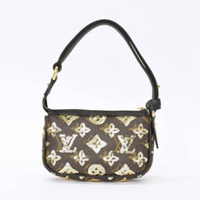 画像をギャラリービューアに読み込む, 極美品 LOUIS VUITTON ルイヴィトン ミニポシェット アクセソワール アクセサリーポーチ M60125 モノグラム エクリプス 中古 4b010758