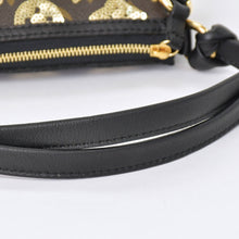 画像をギャラリービューアに読み込む, 極美品 LOUIS VUITTON ルイヴィトン ミニポシェット アクセソワール アクセサリーポーチ M60125 モノグラム エクリプス 中古 4b010758