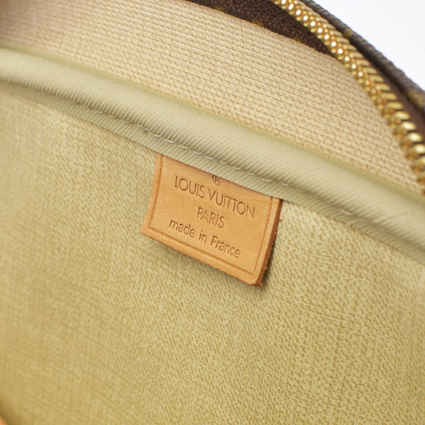 LOUIS VUITTON ルイヴィトン モノグラム ドーヴィル ハンドバッグ M47270 ブラウン ロゴ 鞄 良品 中古 4b010791