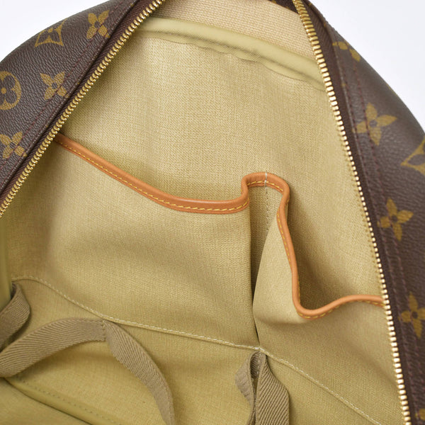 LOUIS VUITTON ルイヴィトン モノグラム ドーヴィル ハンドバッグ M47270 ブラウン ロゴ 鞄 良品 中古 4b010791