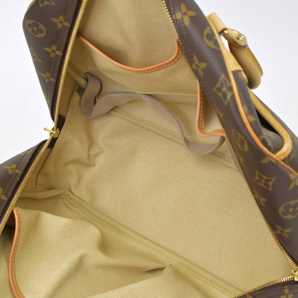 LOUIS VUITTON ルイヴィトン モノグラム ドーヴィル ハンドバッグ M47270 ブラウン ロゴ 鞄 良品 中古 4b010791
