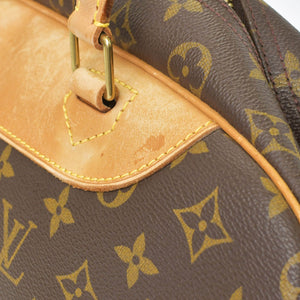 LOUIS VUITTON ルイヴィトン モノグラム ドーヴィル ハンドバッグ M47270 ブラウン ロゴ 鞄 良品 中古 4b010791