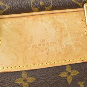 LOUIS VUITTON ルイヴィトン モノグラム ドーヴィル ハンドバッグ M47270 ブラウン ロゴ 鞄 良品 中古 4b010791
