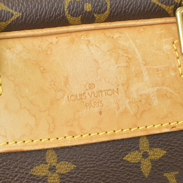 LOUIS VUITTON ルイヴィトン モノグラム ドーヴィル ハンドバッグ M47270 ブラウン ロゴ 鞄 良品 中古 4b010791