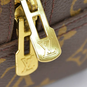 LOUIS VUITTON ルイヴィトン モノグラム ドーヴィル ハンドバッグ M47270 ブラウン ロゴ 鞄 良品 中古 4b010791