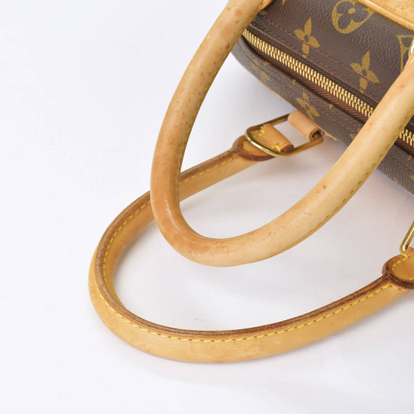 LOUIS VUITTON ルイヴィトン モノグラム ドーヴィル ハンドバッグ M47270 ブラウン ロゴ 鞄 良品 中古 4b010791