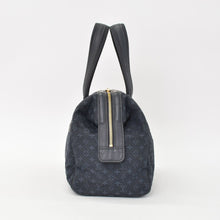 画像をギャラリービューアに読み込む, LOUIS VUITTON ルイヴィトン ジョセフィーヌGM ミニボストンバッグ M92412 モノグラムミニ ネイビー ゴールド金具 美品 中古 4b010800