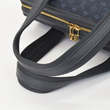 画像をギャラリービューアに読み込む, LOUIS VUITTON ルイヴィトン ジョセフィーヌGM ミニボストンバッグ M92412 モノグラムミニ ネイビー ゴールド金具 美品 中古 4b010800
