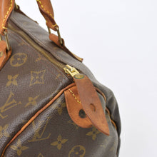画像をギャラリービューアに読み込む, LOUIS VUITTON ルイヴィトン スピーディ30 ハンドバッグ M41526 モノグラム ブラウン 旧型 良品 中古 4b010816