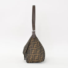 画像をギャラリービューアに読み込む, [USED/中古]FENDI フェンディ ハンドバッグ ハンドバッグ ブラウン レザー キャンバス 2211 26923 089　 シルバー金具 Bランク 中古 4b010826