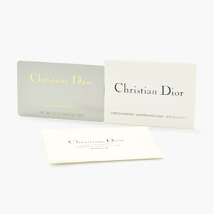 CHRISTIAN DIOR クリスチャンディオール マリスパール 2WAYバッグ ハンドバッグ ショルダーバッグ ベージュ シルバー金具 美品 中古 4b010830