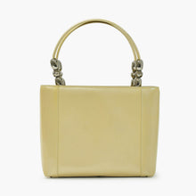 画像をギャラリービューアに読み込む, CHRISTIAN DIOR クリスチャンディオール マリスパール 2WAYバッグ ハンドバッグ ショルダーバッグ ベージュ シルバー金具 美品 中古 4b010830