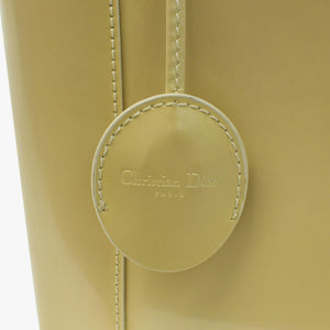 CHRISTIAN DIOR クリスチャンディオール マリスパール 2WAYバッグ ハンドバッグ ショルダーバッグ ベージュ シルバー金具 美品 中古 4b010830