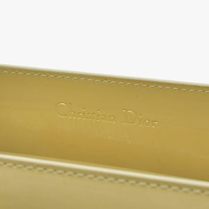 CHRISTIAN DIOR クリスチャンディオール マリスパール 2WAYバッグ ハンドバッグ ショルダーバッグ ベージュ シルバー金具 美品 中古 4b010830