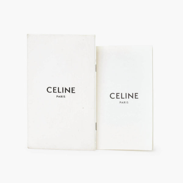 極美品 CELINE セリーヌ バーティカルカバスモール 2WAY トートバッグ 189813XBA ブルー セラドン カーフスキン ゴールド金具 中古 4b010841