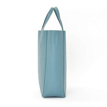 画像をギャラリービューアに読み込む, 極美品 CELINE セリーヌ バーティカルカバスモール 2WAY トートバッグ 189813XBA ブルー セラドン カーフスキン ゴールド金具 中古 4b010841