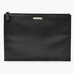 SAINT LAURENT サンローラン クラッチバッグ TGR462361-0517 レザー ブラック シルバー金具 美品 中古 4b010843