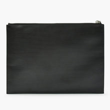 画像をギャラリービューアに読み込む, SAINT LAURENT サンローラン クラッチバッグ TGR462361-0517 レザー ブラック シルバー金具 美品 中古 4b010843