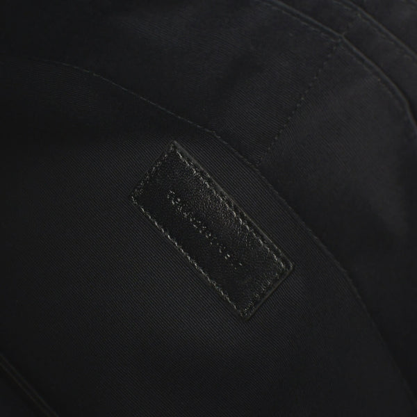 SAINT LAURENT サンローラン クラッチバッグ TGR462361-0517 レザー ブラック シルバー金具 美品 中古 4b010843