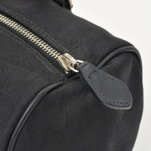 画像をギャラリービューアに読み込む, 極美品 Christian Dior クリスチャンディオール ラブリー トロッター ハンドバッグ キャンバス レザー ブラック シルバー金具 中古 4b010848