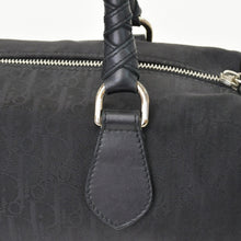 Load image into Gallery viewer, 極美品 Christian Dior クリスチャンディオール ラブリー トロッター ハンドバッグ キャンバス レザー ブラック シルバー金具 中古 4b010848