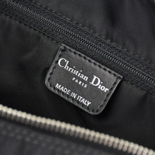 画像をギャラリービューアに読み込む, 極美品 Christian Dior クリスチャンディオール ラブリー トロッター ハンドバッグ キャンバス レザー ブラック シルバー金具 中古 4b010848