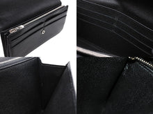 画像をギャラリービューアに読み込む, LOUIS VUITTON ルイヴィトン ポルトフォイユ サラ 長財布 M63742 エピレザー イニシャル K ブラック シルバー金具 美品 中古 4b010899